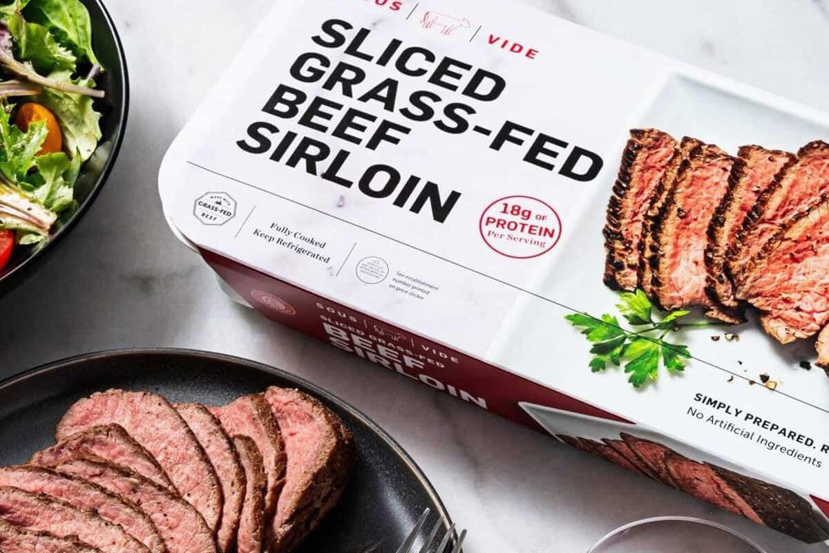 CUISINE SOLUTIONS SLICED GRASS-FED BEEF SIRLOIN