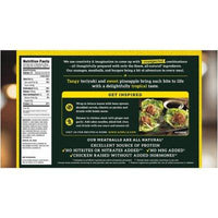AIDELLS CHICKEN MEATBALLS TERIYAKI PINEAPPLE