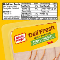 OSCAR MAYER DELI FRESH OVEN ROASTED TURKEY BREAST (3 PACK)