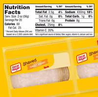 OSCAR MAYER SMOKED TURKEY BREAST (TWIN PACK)
