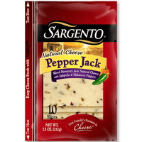 SARGENTO SLICED PEPPER JACK CHEESE